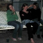 Grillen auf der Dachterrasse